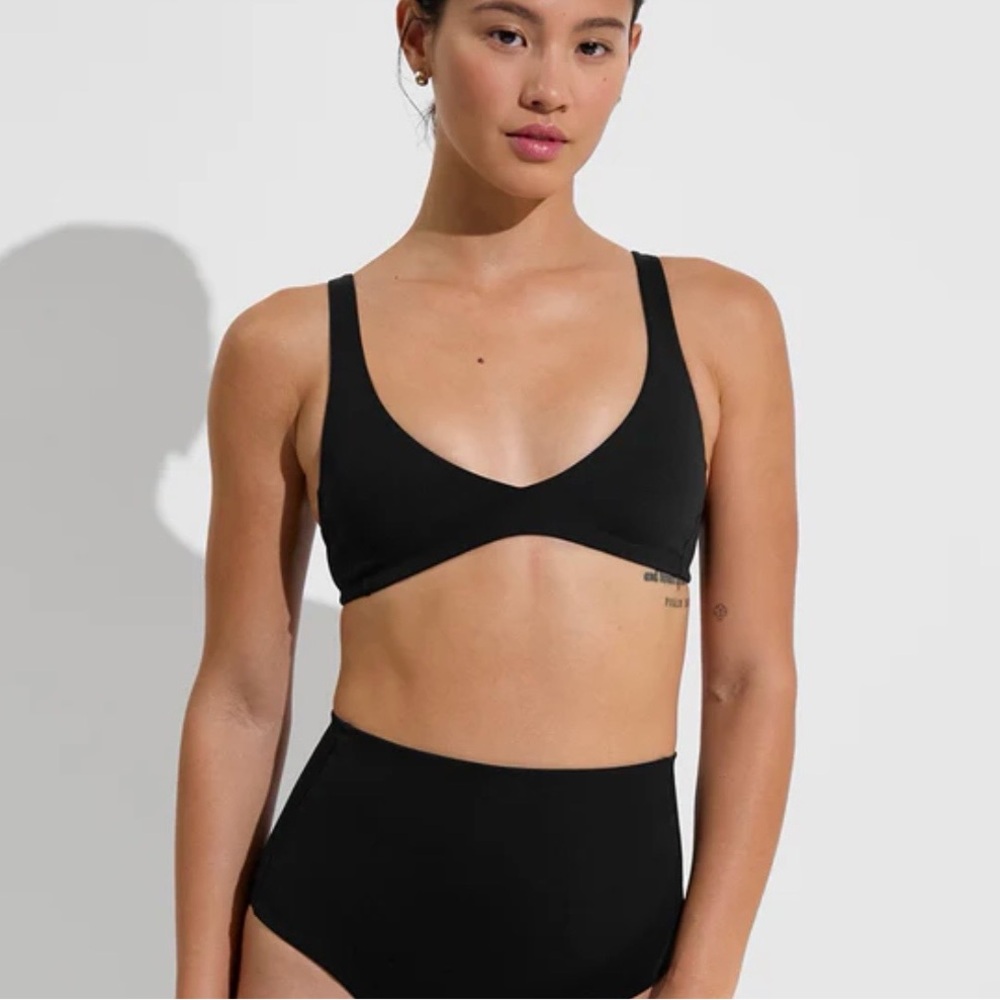Left on Friday Plunge Top V FRONT, LOW COVERAGE, A-C CUP